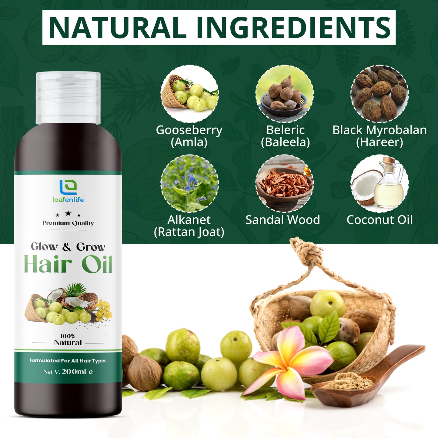 Leafenlife Nature-Infused Hair Oil