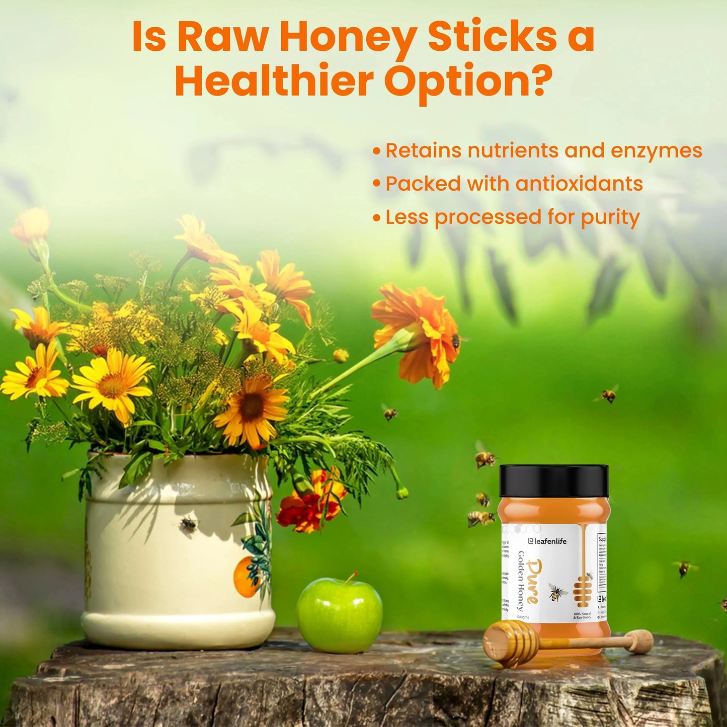 Golden Clover Honey - 100% Natural & Unfiltered