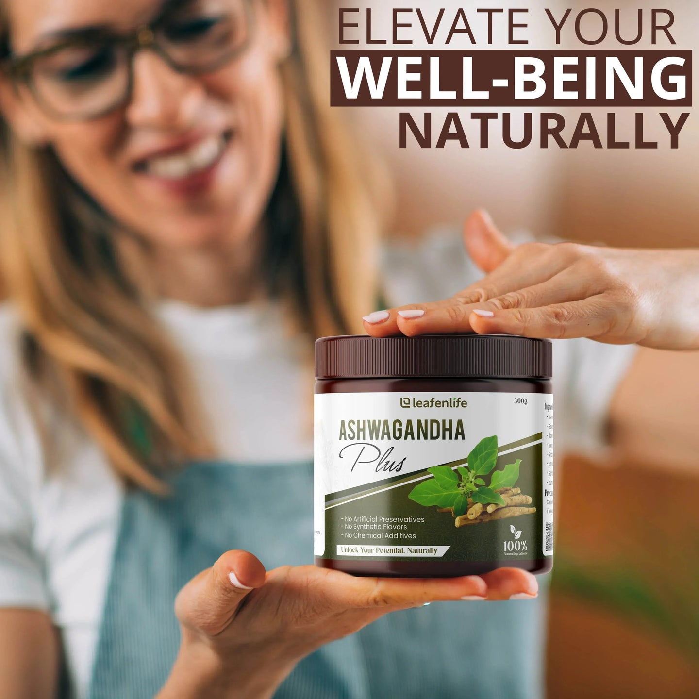 Ashwagandha Plus - Organic Stress Relief and Energy Booster