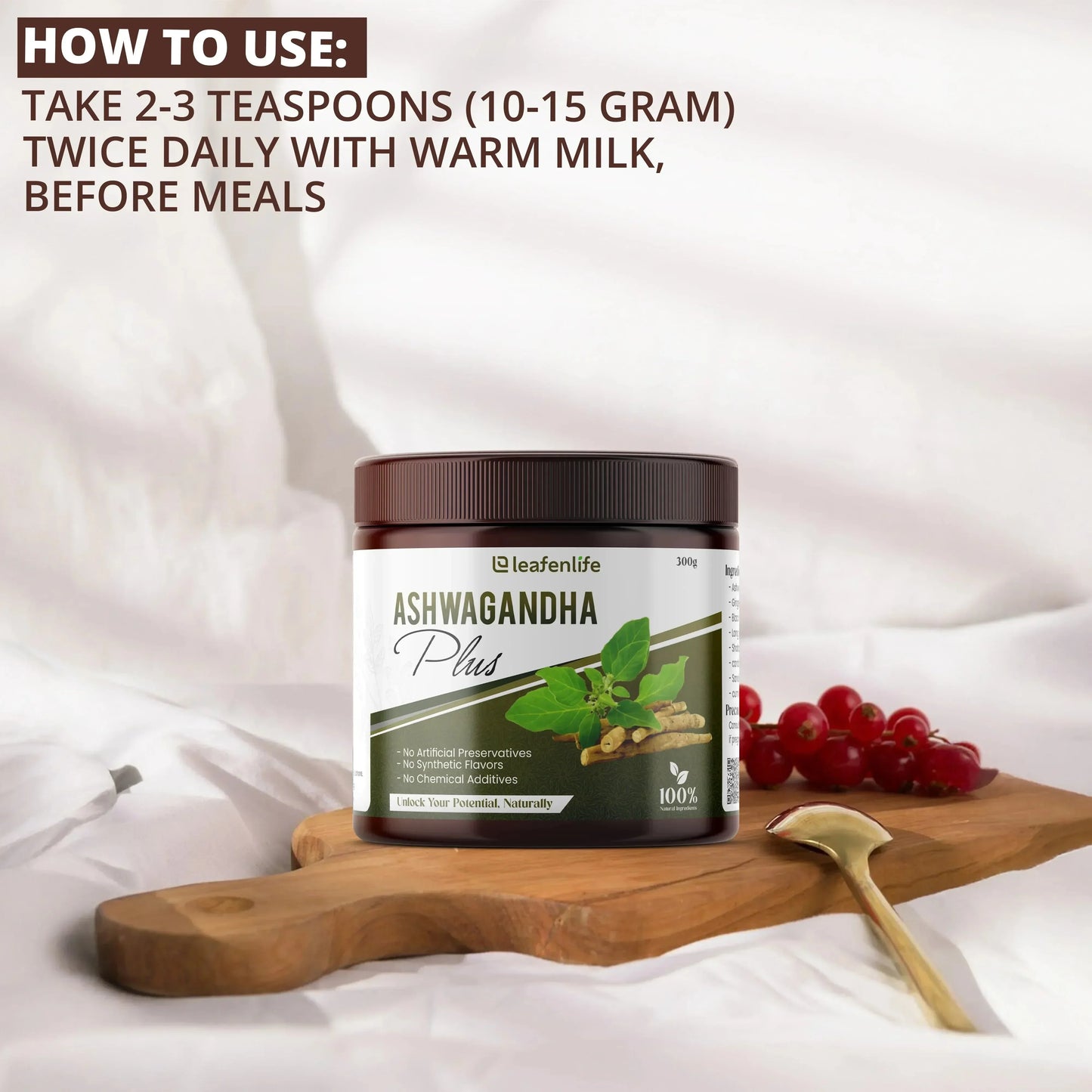 Ashwagandha Plus - Organic Stress Relief and Energy Booster