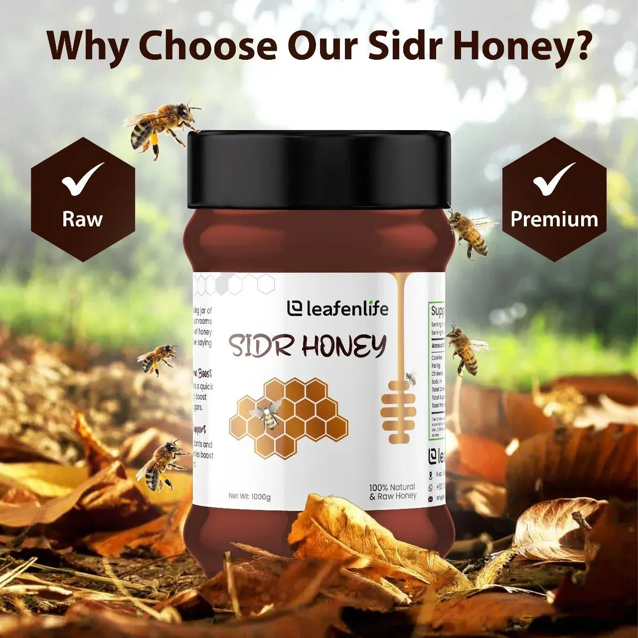 Sider Honey - Pure, Raw, and Natural Honey