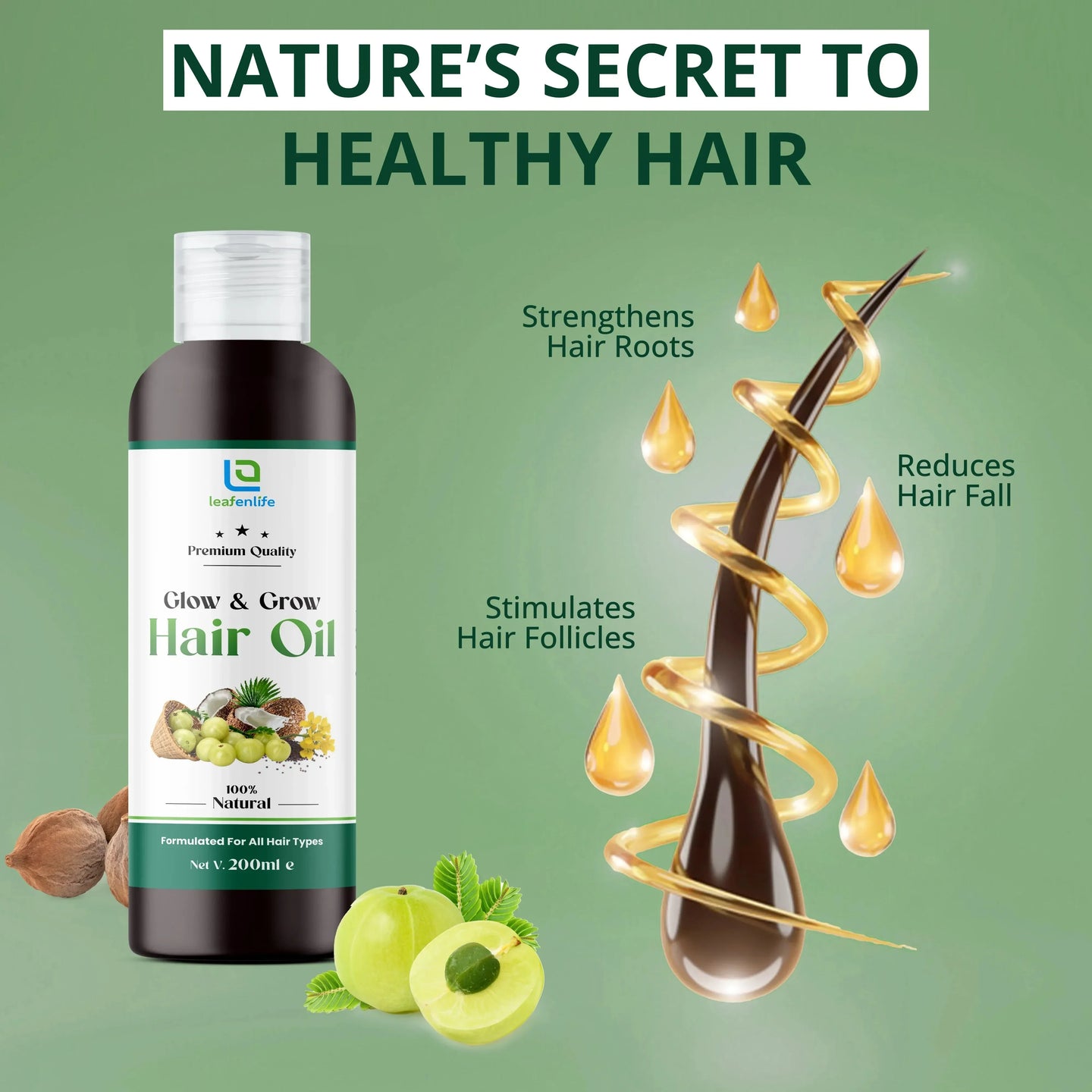 Leafenlife Nature-Infused Hair Oil