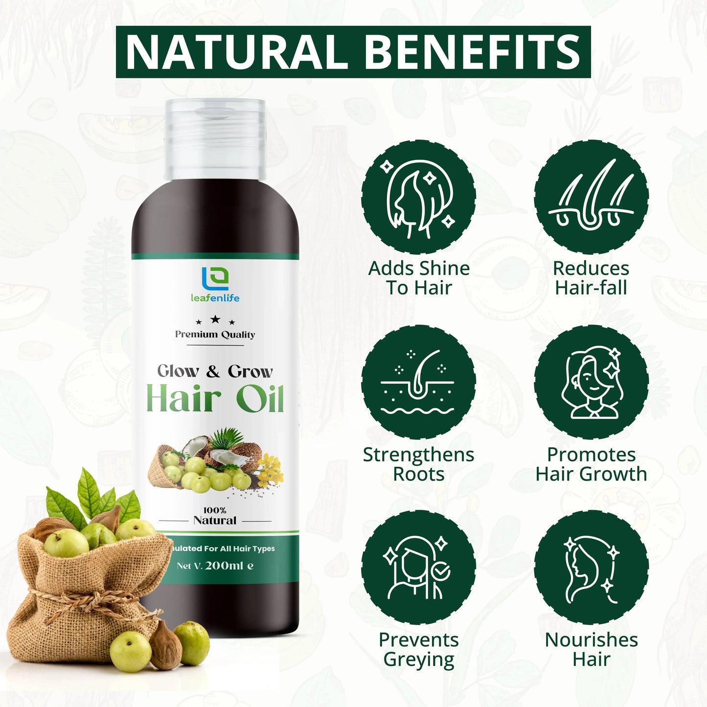 Leafenlife Nature-Infused Hair Oil