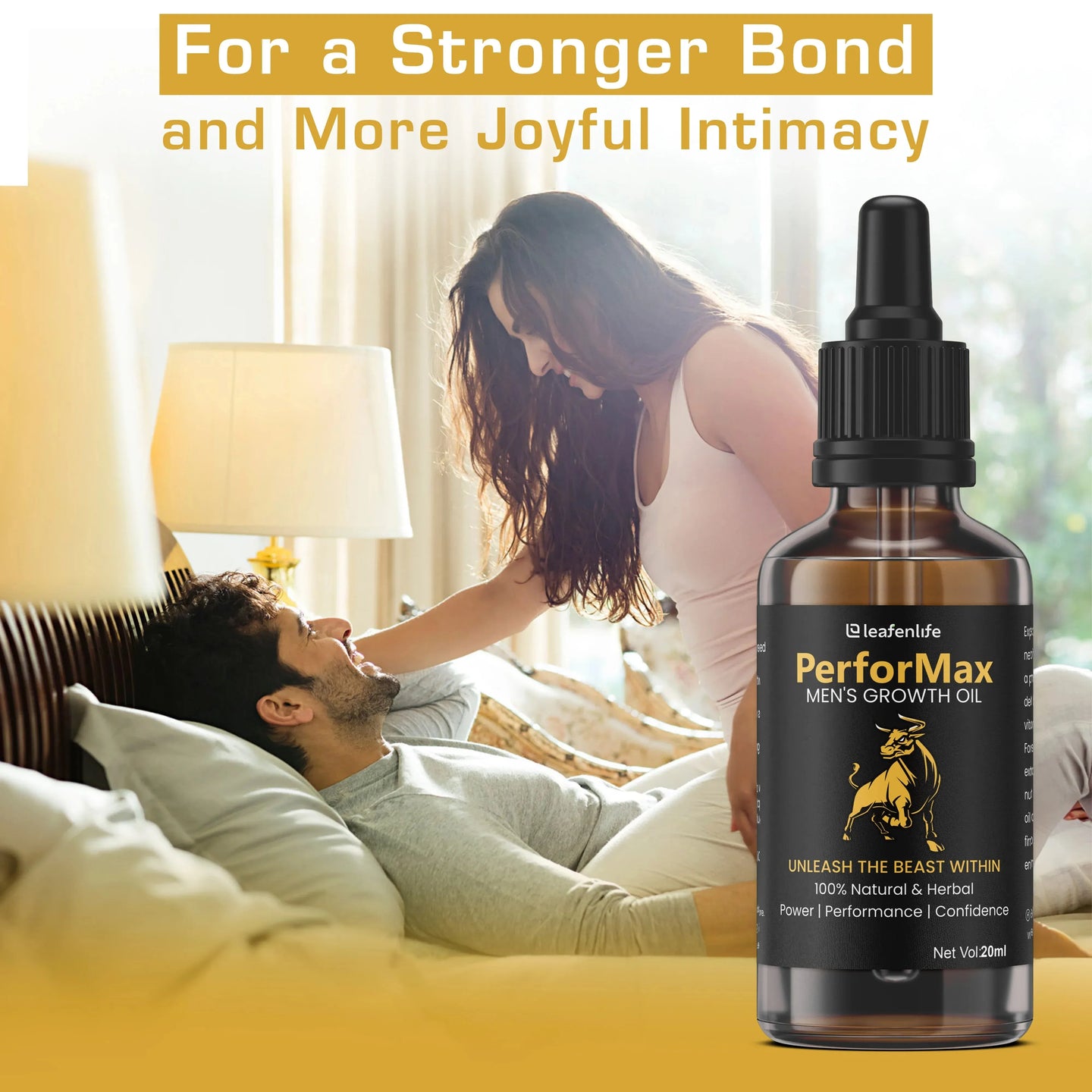 PerforMax Men's Growth Oil – Natural Herbal Male Enhancement Oil | Boost Performance & Growth