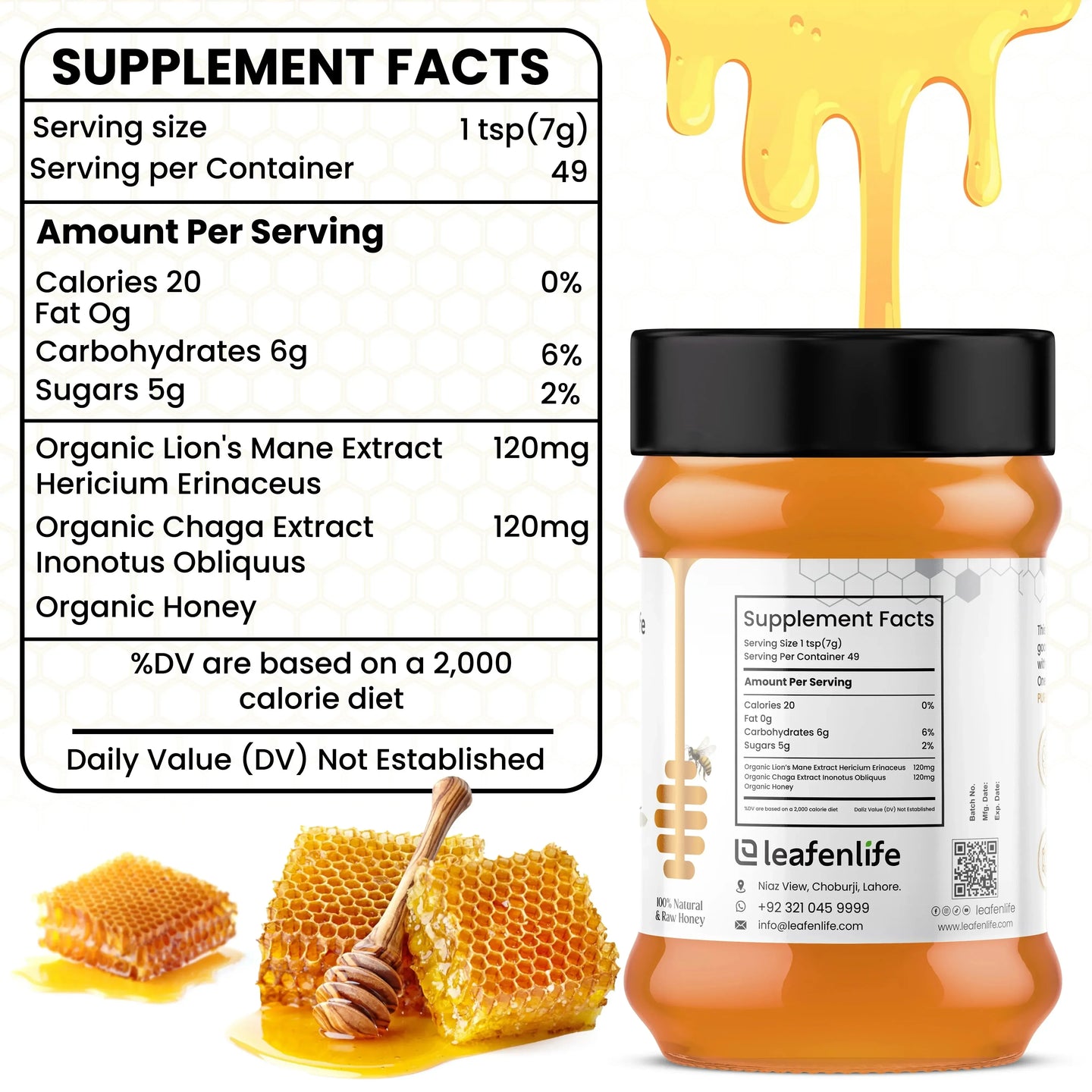 Golden Clover Honey - 100% Natural & Unfiltered