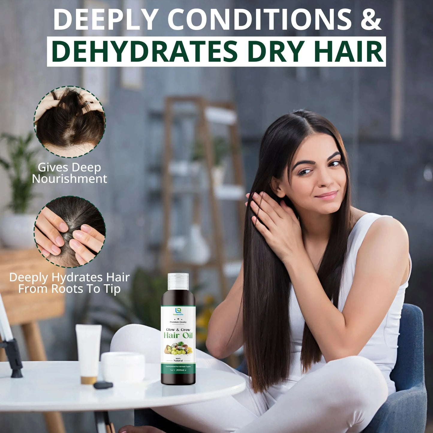 Leafenlife Nature-Infused Hair Oil